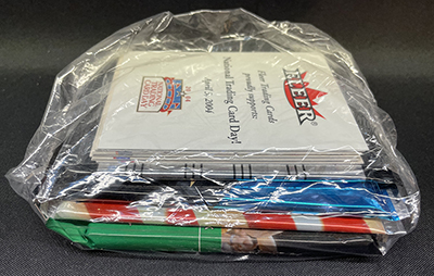Side view of the packs.