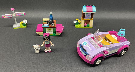 LEGO Friends Emma's Sports Car Complete w/Emma MiniFigure Set