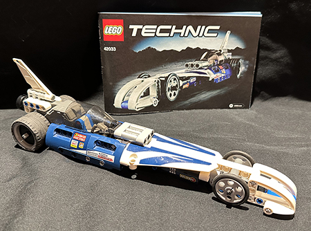 LEGO Technic Record Breaker Dragster Car Drag Racer Complete Set