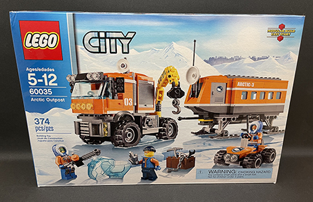 New in Box LEGO 60035 City Arctic Outpost w/3 MiniFigures Sealed